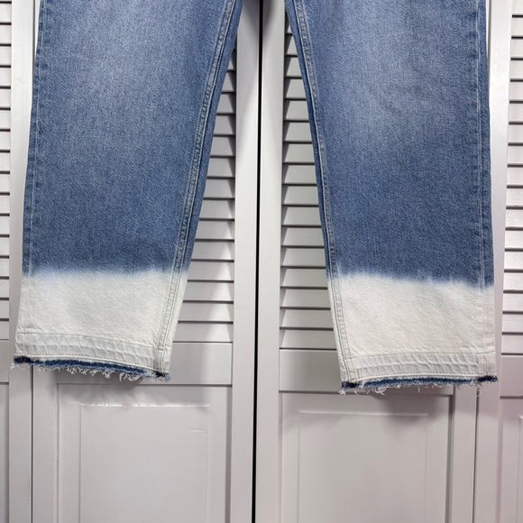 Rails The Atwater Slouchy Straight Leg Crop Jean Blue Bleach Hem Size 31 NEW - Picture 4 of 10
